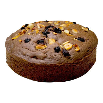 "Round shape plum cake - 1kg (code C07) - Click here to View more details about this Product